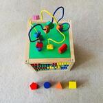 Wooden Activity Cube