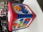 Red music activity cube