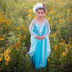 Ice Queen Dress with Cape - Size 5-6