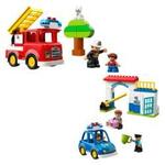 Duplo Police Station 10902 & Fire Truck 10901