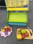 Market stall with Velcro Food Set