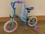 Frozen Pedal Bike with Training Wheels