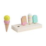 Wooden Ice cream Set