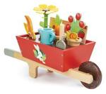 Garden Wheelbarrow Wooden Set