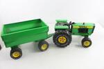 Tonka tractor and cart