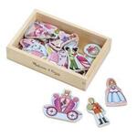 Fairytale magnets set with magnetic board