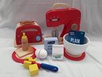 Jack n Jill Wooden Mixer and Toaster Set