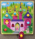 Peek-a-Boo Castle Knob Jigsaw Puzzle