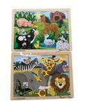 Wooden Animals Puzzles Pack 2
