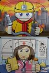 Fireman and Nurse Puzzles