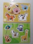 Farm and Jungle Chunky Knob Puzzles