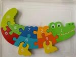 Crocodile Chunky 1-10 Puzzle