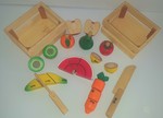 Wooden Cutting Fruit & Vege Box