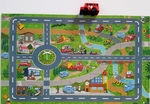 Town Road Map Floor Puzzle Lake Press