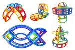 Magformers Magnetic Tiles Basic Curve 50 Set