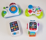 Fisher Price Smart Phone, Game Controller & Smart Watch & Hap-p-Kid Camera