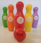Toddler Wooden Bowling Set