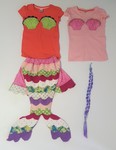 470: Mermaid Costume Size 5-7