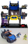 605: Fisher Price Imaginext Transforming Batman Batcave & Batmobile #A