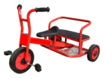 Funplay Red Double Seater Taxi Trike