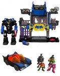Fisher-Price Imaginext DC Super Friends Robo Batcave & Batmobile #A