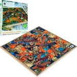 143: World Wildlife Fund (WWF) Wooden Salamanders Snakes & Ladders Game