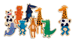 952: Wooden Djeco Magnetic's Crazy Animals