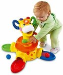 1079: FISHER PRICE SIT TO STAND GIRAFFE BALL TWIRLER  #A