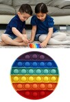 1227: Circle Rainbow Pop It Fidget Toy