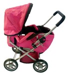 1466: Pink & Grey Pram