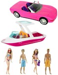 1477: Barbie Courvette, Boat & Dolls