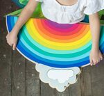 1554: Make Me Iconic Wooden Rainbow Puzzle