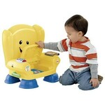 1557: Fisher-Price Laugh & Learn Smart Stages Chair - Yellow