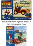 479: Brio Builder System 34510 & 34515 Garage & Cars
