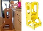 Yellow Height Adjustable Learning Tower