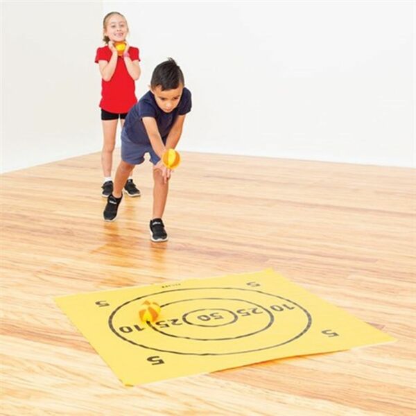 1676: 1m Yellow Target Floor Mat