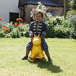 1686: Happy Hopperz Gold Giraffe