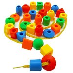 Jumbo Plastic Lacing Beads