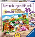 92: Ravensburger 05609 My First Outdoor Puzzle Farm Animals 12 Piece