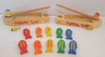 708: 1-10 Wooden Fishing Boat Game