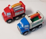 Little Tikes Frankie the Fire Chief and Sony the Semi Truck