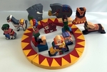 440: WOODEN PLAYSET - CIRCUS