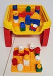 464: CHICCO PLAY TABLE & BUILDING BLOCKS #A