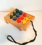 TROLLEY WITH GRADED SHAPES