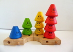 Counting Friends Wooden Stacking Blocks