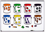 1365: Splash of Colour magnetic paint tin sorting set