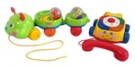 875: Fisher Price Pull & Spin Caterpillar and Melody Phone