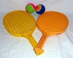 PLASTIC BATS & TENNIS BALLS
