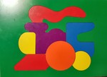 68: COLOUR TRAIN  WOODEN PUZZLE