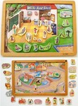 513: Magnetic Fun Puzzle Board - School & Zoo